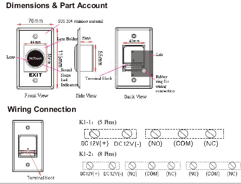 Door Release Button 